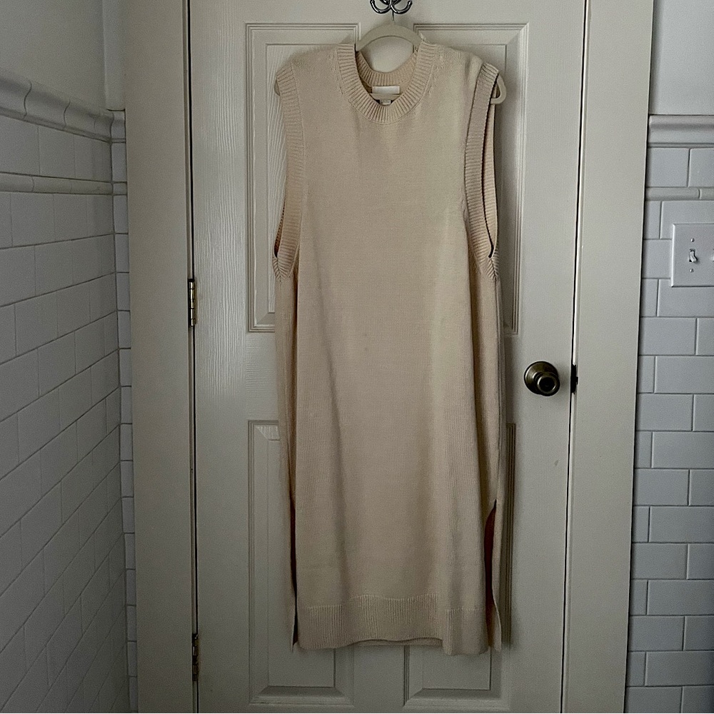 Cream H&M sweater dress